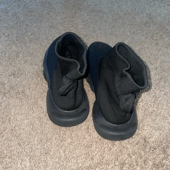 Kids Black Sock Sneakers - Picture 3 of 3